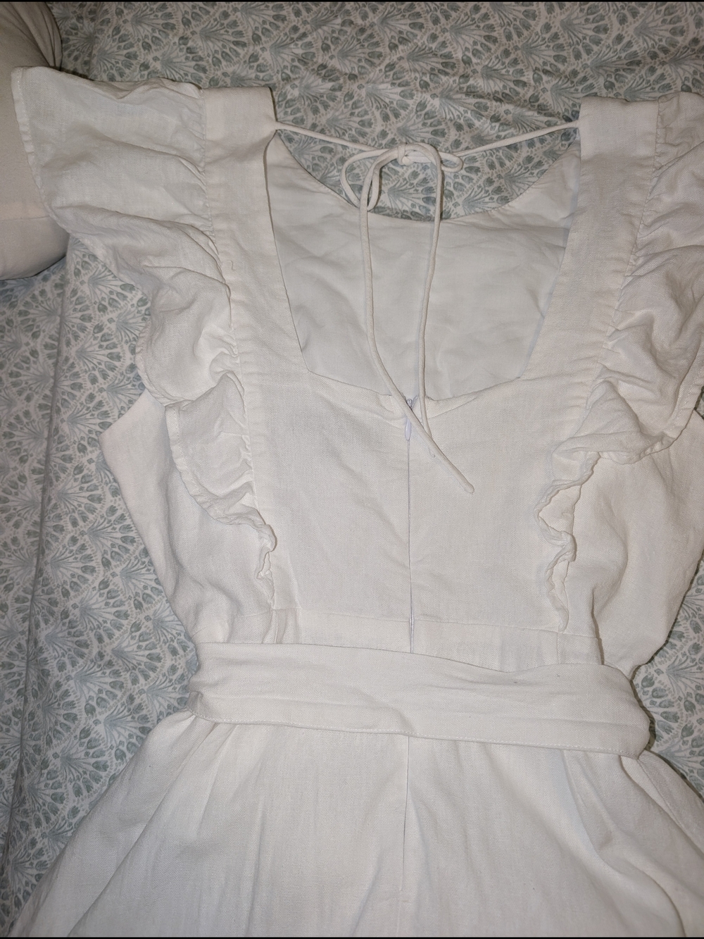 Dynamite White Ruffle Dress - Picture 2 of 5